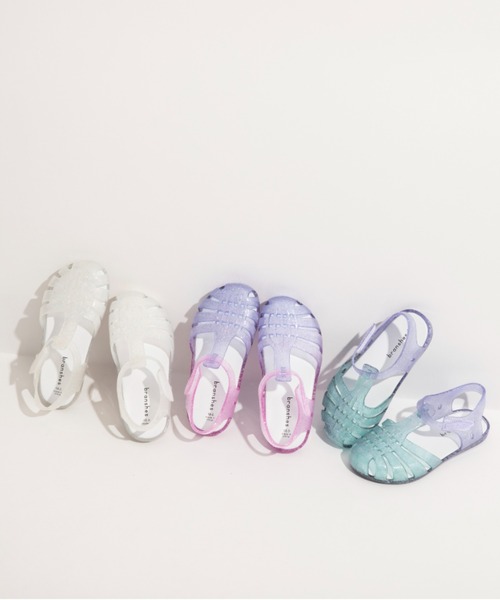 BRANSHES（ブランシェス）の「キラキラクリアサンダル（サンダル・キッズ・パープル/ホワイト/グリーン・19.0cm/15.0cm/21.0cm/18.0cm/17.0cm/16.0cm/20.0cm）」の18枚目の写真