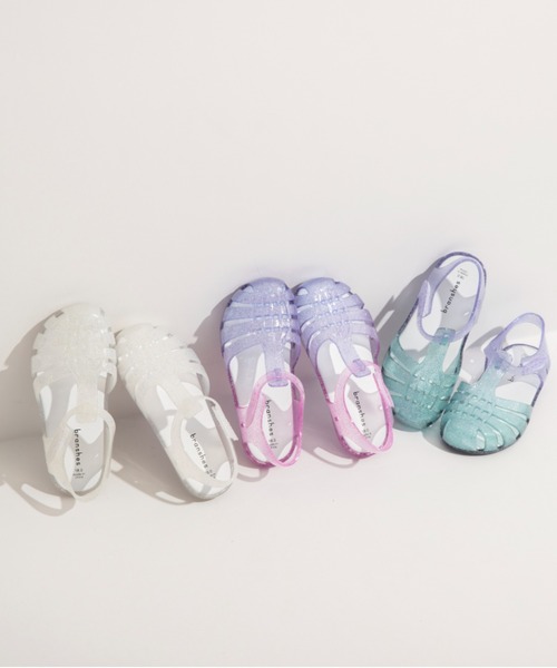 BRANSHES（ブランシェス）の「キラキラクリアサンダル（サンダル・キッズ・パープル/ホワイト/グリーン・19.0cm/15.0cm/21.0cm/18.0cm/17.0cm/16.0cm/20.0cm）」の19枚目の写真