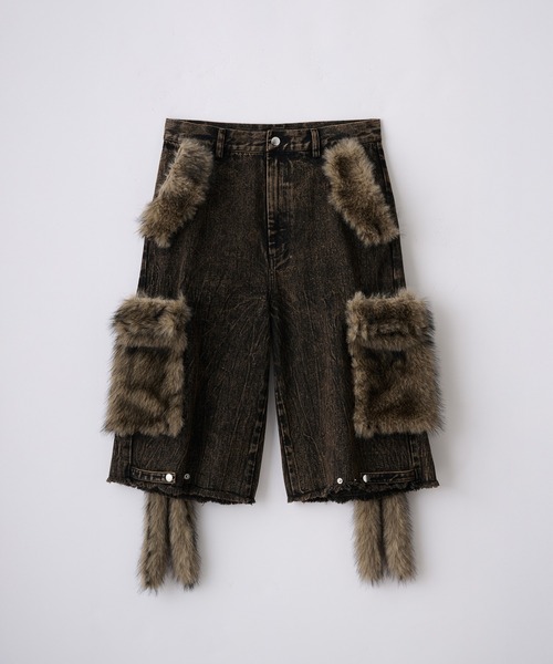 GRANCY グランシー デニムパンツ ブラック GRANCY ジーンズ 「GRANCY」ZipDesign Buggy DenimPants