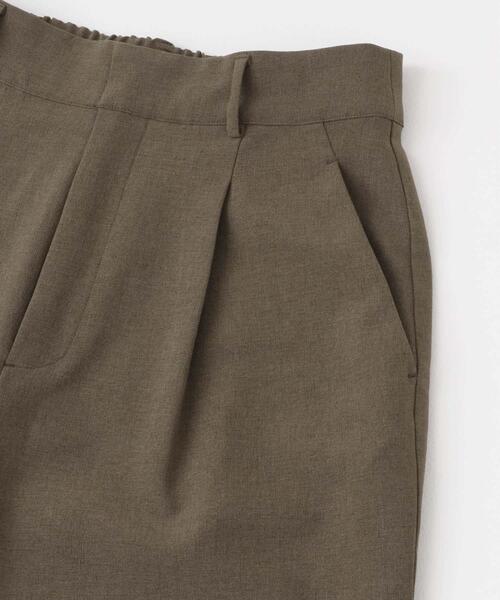 F by ROSSO（エフバイロッソ）の「『UR TECH DRYLUXE』F by ROSSO　タックワイドパンツ（その他パンツ・レディース・ブラック/モカ/ベージュ・34/36/38）」の15枚目の写真