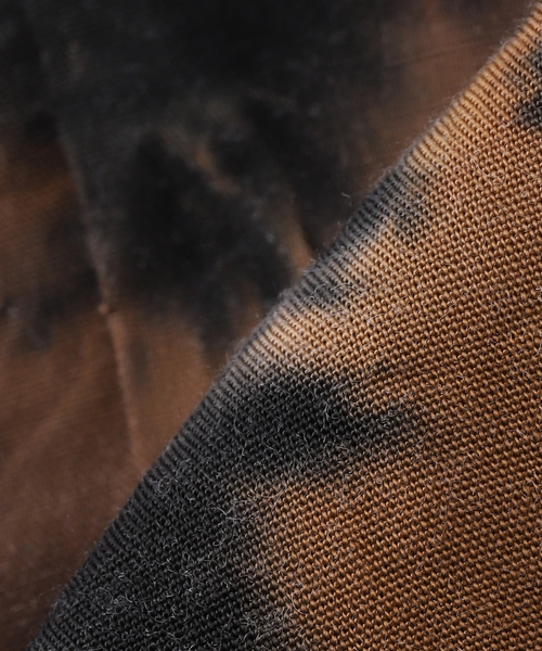 NOMA t.d.(ノーマティーディー)の「NOMA t.d. / ノーマ ティーディー Hand Dyed Shirt - CIRCLE N39-SH05(シャツ/ブラウス・メンズ・ブラック/ブラウン・LARGE/MEDIUM)」の5枚目の写真