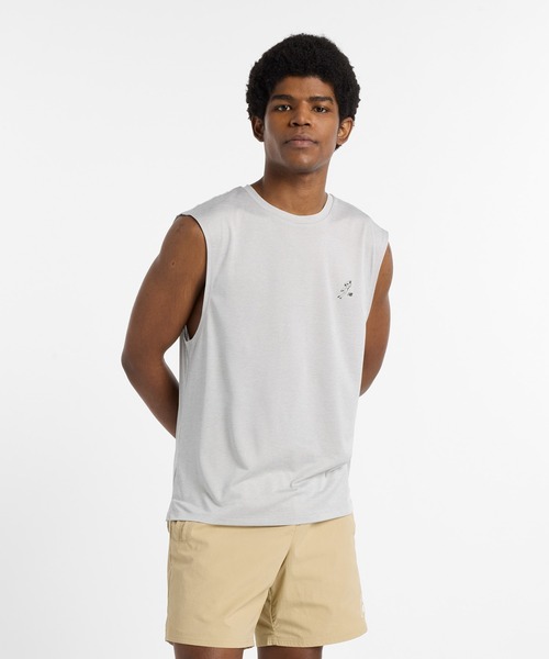 NEW BALANCE(ニューバランス)の「大谷翔平 パフォーマンススリーブレスTシャツ(Tシャツ/カットソー・メンズ・ブラック/ライトグレー・XX-LARGE/X-LARGE/LARGE/MEDIUM/SMALL)」の2枚目の写真