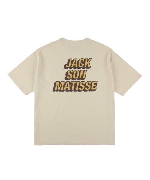 ムラサキスポーツ(ムラサキスポーツ)の「【ムラサキスポーツ限定】DEAR LAUREL × JACSON MATISSE JACSON MATISSE Tシャツ DL25S-JM04(Tシャツ/カットソー・メンズ・グリーン/ピンク/オフホワイト/チャコールグレー・M/L/XL)」の2枚目の写真