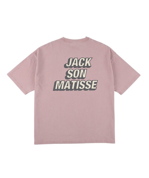 ムラサキスポーツ(ムラサキスポーツ)の「【ムラサキスポーツ限定】DEAR LAUREL × JACSON MATISSE JACSON MATISSE Tシャツ DL25S-JM04(Tシャツ/カットソー・メンズ・グリーン/ピンク/オフホワイト/チャコールグレー・M/L/XL)」の4枚目の写真