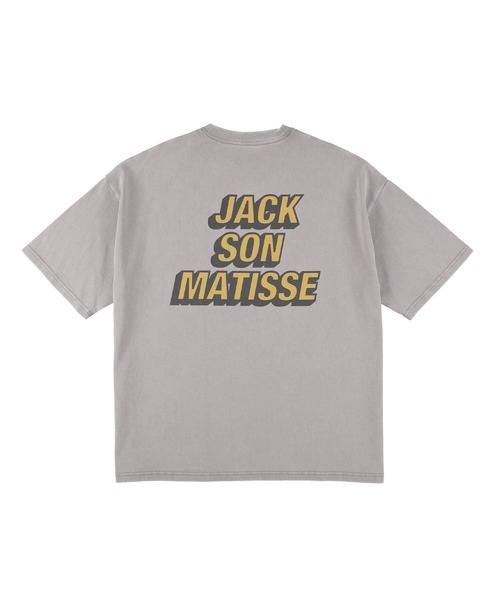 ムラサキスポーツ(ムラサキスポーツ)の「【ムラサキスポーツ限定】DEAR LAUREL × JACSON MATISSE JACSON MATISSE Tシャツ DL25S-JM04(Tシャツ/カットソー・メンズ・グリーン/ピンク/オフホワイト/チャコールグレー・M/L/XL)」の1枚目の写真