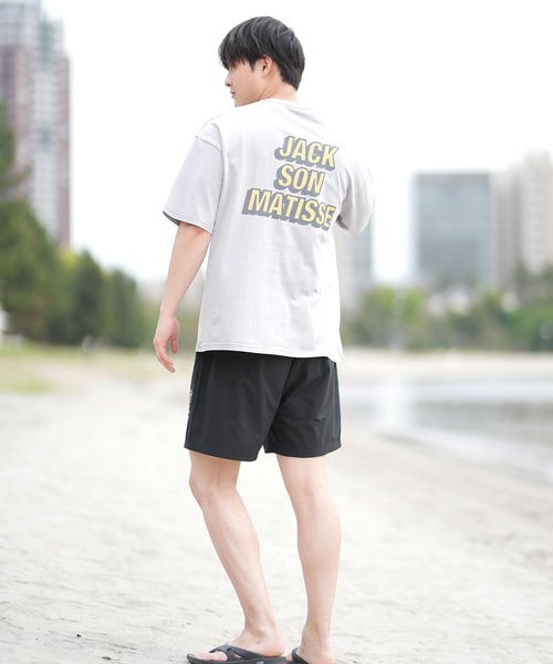 ムラサキスポーツ(ムラサキスポーツ)の「【ムラサキスポーツ限定】DEAR LAUREL × JACSON MATISSE JACSON MATISSE Tシャツ DL25S-JM04(Tシャツ/カットソー・メンズ・グリーン/ピンク/オフホワイト/チャコールグレー・M/L/XL)」の15枚目の写真