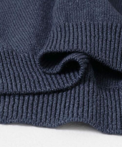 URBAN RESEARCH（アーバンリサーチ）の「ウール ワシ ニットポロ（ポロシャツ・メンズ・オフホワイト/ネイビー・LARGE/MEDIUM）」の14枚目の写真