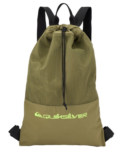 Quiksilver（クイックシルバー）の「EASY SUN PACK/クイックシルバーナップサック（バックパック/リュック・メンズ・ブラック/グリーン・FREE）」の7枚目の写真