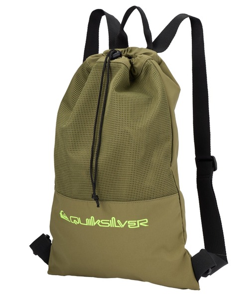 Quiksilver（クイックシルバー）の「EASY SUN PACK/クイックシルバーナップサック（バックパック/リュック・メンズ・ブラック/グリーン・FREE）」の9枚目の写真