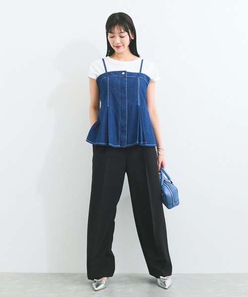 POSTOKYO デニムビスチェ セール】Denim Bustier / デニムビスチェ（チューブトップ