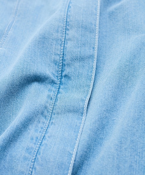 VIS(ビス)の「ライトオンスデニムビスチェ(キャミソール・レディース・ブルー/サックスブルー・FREE)」の9枚目の写真