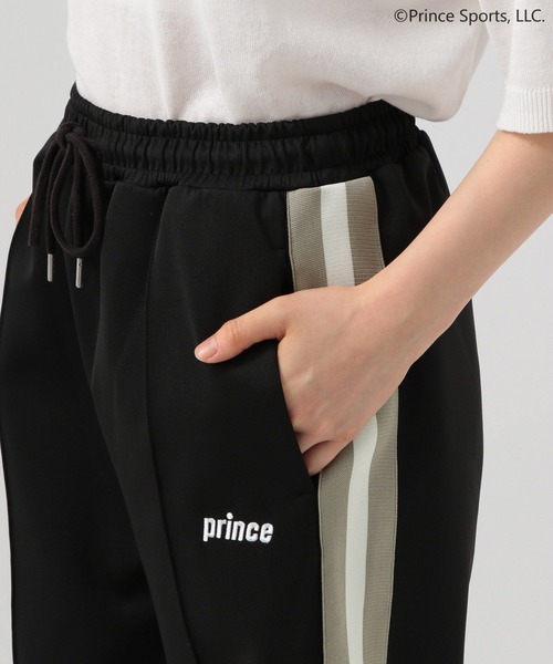 PRINCE（プリンス）の「【Prince(プリンス)】別注ロゴ刺繍入りラインパンツ（その他パンツ・レディース・ブラック/グリーン・FREE）」の20枚目の写真