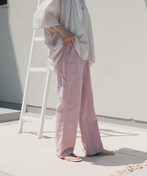 製品染めペインターパンツ【URBAN RESEARCH DOORS】Sサイズ セール】製品染めペインターパンツ（その他パンツ）｜URBAN