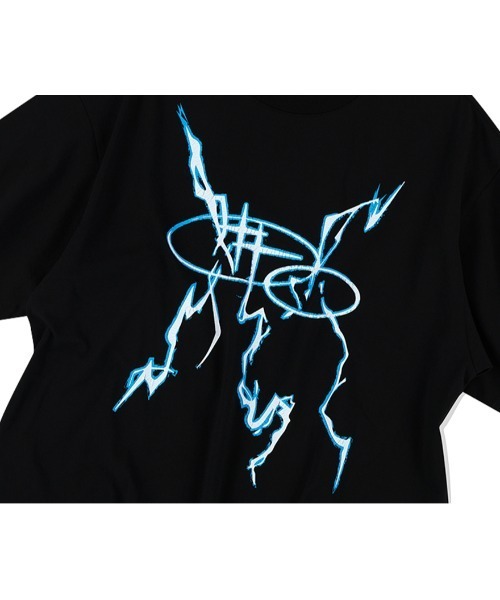 ROMANTIC CROWN(ロマンティッククラウン)の「A'GEM/9 × .kom 『ROMANTIC CROWN/ロマンティック クラウン』サンダーシャイニング Tシャツ(Tシャツ/カットソー・レディース・チャコールグレー・MEDIUM)」の6枚目の写真
