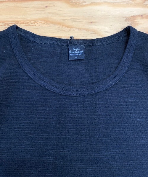 B'day（ビーデイ）の「AB杢スラブスパンフライス 半袖 クルーネック&Vネック（Tシャツ/カットソー・メンズ・グレー系その他/ブラック/ホワイト系その他/ホワイト/霜降りグレー/ブラック系その他・LARGE/MEDIUM）」の10枚目の写真