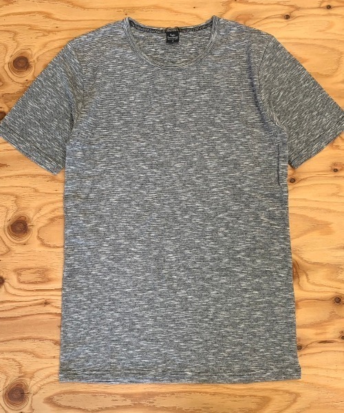 B'day（ビーデイ）の「AB杢スラブスパンフライス 半袖 クルーネック&Vネック（Tシャツ/カットソー・メンズ・グレー系その他/ブラック/ホワイト系その他/ホワイト/霜降りグレー/ブラック系その他・LARGE/MEDIUM）」の18枚目の写真