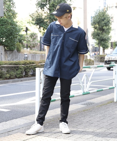 60s Hiltonヒルトン　ボーリングシャツ　L ターコイズブルー⑨ セール】HILTON/ヒルトン GM LEGEND BOWLING SHIRTS ボーリング