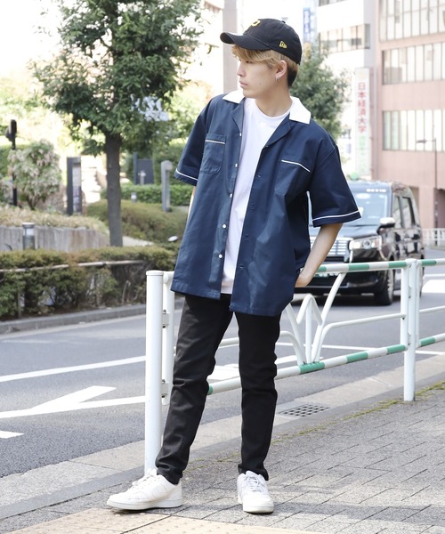 HILTON(ヒルトン)の「HILTON/ヒルトン GM LEGEND BOWLING SHIRTS ボーリングシャツ(シャツ/ブラウス・メンズ・ネイビー/ブラック・XL)」の8枚目の写真