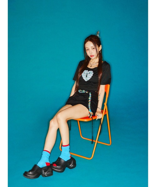 ROOPTOKYO(ループトウキョウ)の「ROOPTOKYO×kim yul 100% keep your faith tee 秋物 秋服 2026年秋冬(Tシャツ/カットソー・レディース・ブラック/ピンク・FREE)」の10枚目の写真