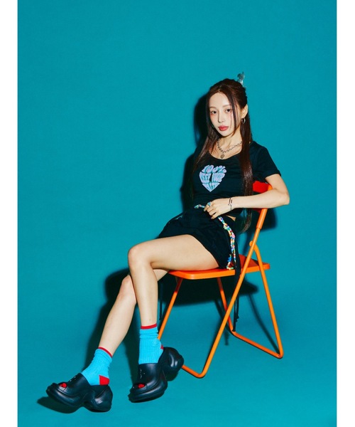 ROOPTOKYO(ループトウキョウ)の「ROOPTOKYO×kim yul 100% keep your faith tee 秋物 秋服 2026年秋冬(Tシャツ/カットソー・レディース・ブラック/ピンク・FREE)」の12枚目の写真
