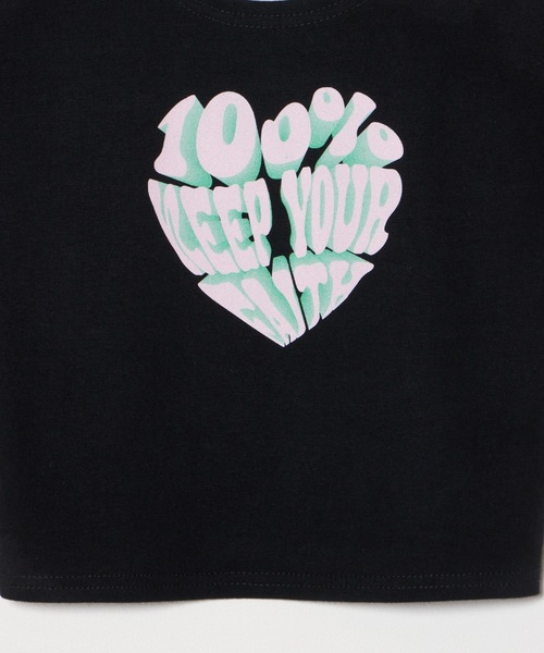 ROOPTOKYO(ループトウキョウ)の「ROOPTOKYO×kim yul 100% keep your faith tee 秋物 秋服 2026年秋冬(Tシャツ/カットソー・レディース・ブラック/ピンク・FREE)」の14枚目の写真
