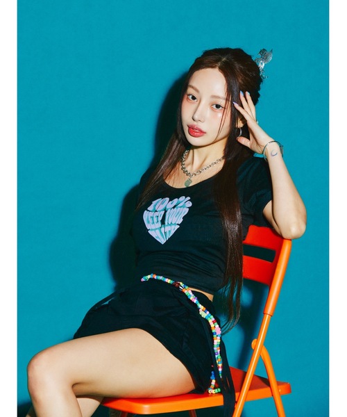ROOPTOKYO(ループトウキョウ)の「ROOPTOKYO×kim yul 100% keep your faith tee 秋物 秋服 2026年秋冬(Tシャツ/カットソー・レディース・ブラック/ピンク・FREE)」の19枚目の写真