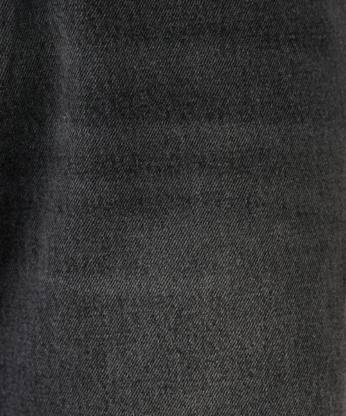 COLLAGE GALLARDAGALANTE（コラージュガリャルダガランテ）の「Q.anos/ルーズアジャストデニム（デニムパンツ・レディース・ブルー/ブラック・1/0）」の4枚目の写真