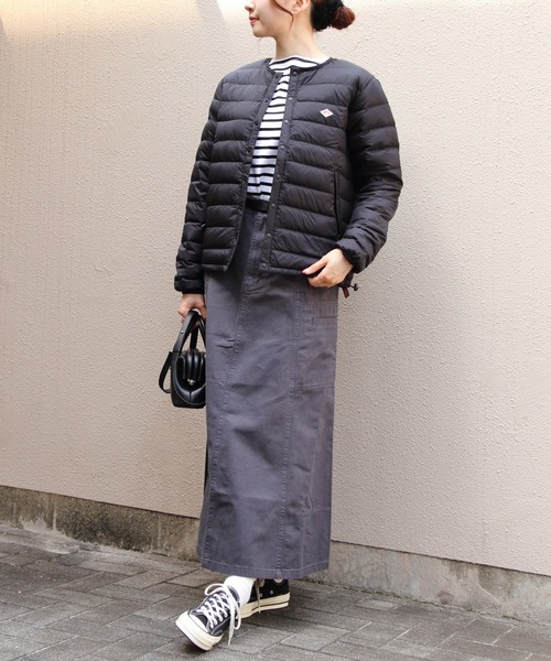 DANTON（ダントン）の「DANTON/ダントン　インナーダウンクルーネックジャケット　INNER DOWN CREWNECK JACKET　DT-A0001 RRT（ウィメンズ）（ダウンジャケット/コート・レディース・ブラック/ナチュラル・M/S）」の10枚目の写真