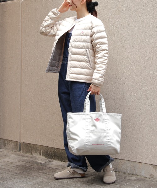 DANTON（ダントン）の「DANTON/ダントン　インナーダウンクルーネックジャケット　INNER DOWN CREWNECK JACKET　DT-A0001 RRT（ウィメンズ）（ダウンジャケット/コート・レディース・ブラック/ナチュラル・M/S）」の16枚目の写真