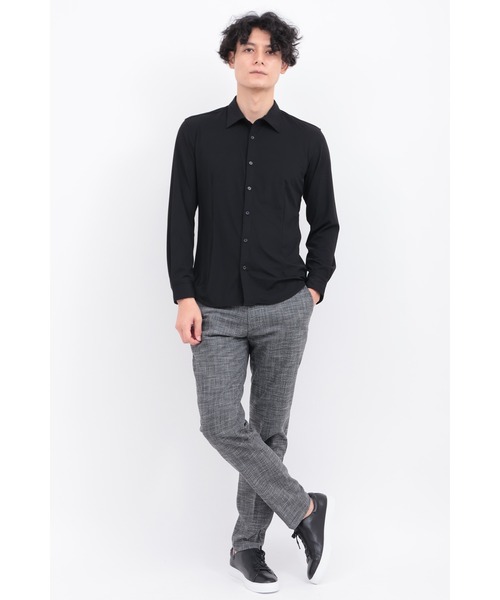 TORNADO MART（トルネードマート）の「ﾈｱﾝﾄﾞﾛｽJQｼﾞｬｰｼﾞｰｽﾄﾚｯﾁｼｬﾂ（シャツ/ブラウス・メンズ・ブラック/グレー系その他2/ホワイト・M/LL/L）」の13枚目の写真