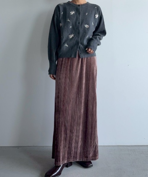 Unitage(ユニテージ)の「フラワー刺繍カーディガン(カーディガン/ボレロ・レディース・アイボリー/ブラウン/チャコールグレー・FREE)」の19枚目の写真