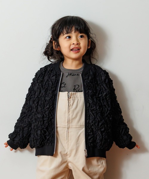 MAKE YOUR DAY（メイクユアデイ）の「3総柄リブ長袖Tシャツ■80～140cm（Tシャツ/カットソー・キッズ・ブラック/イエロー/チャコールグレー・110/140/130/80/120/100/90）」の8枚目の写真