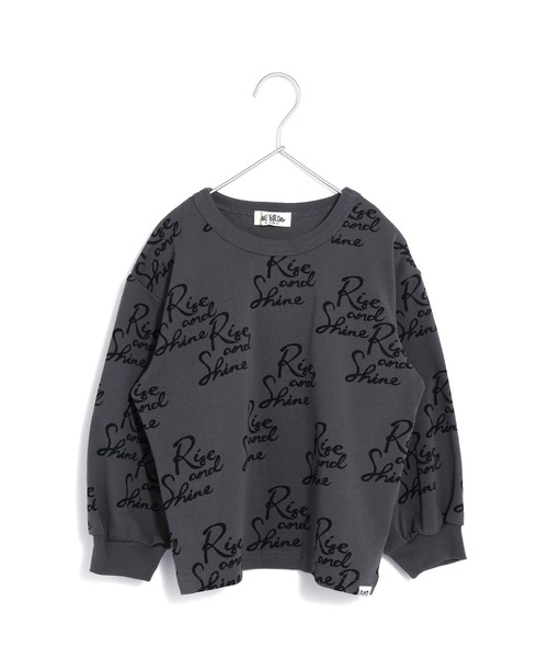 MAKE YOUR DAY（メイクユアデイ）の「3総柄リブ長袖Tシャツ■80～140cm（Tシャツ/カットソー・キッズ・ブラック/イエロー/チャコールグレー・110/140/130/80/120/100/90）」の5枚目の写真