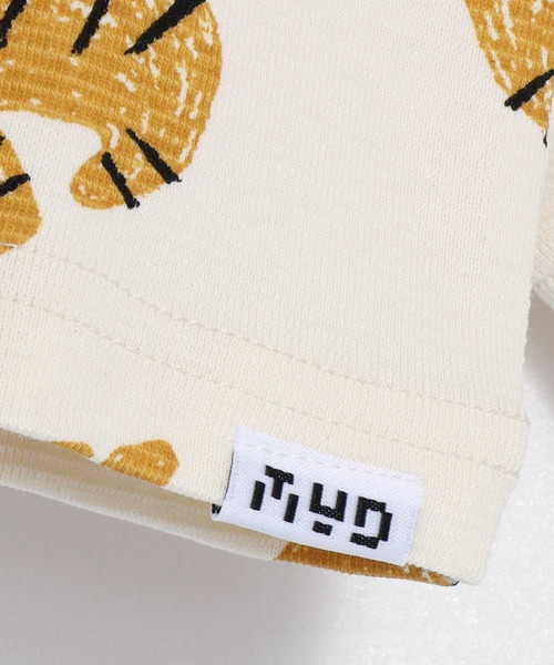 MAKE YOUR DAY（メイクユアデイ）の「3総柄リブ長袖Tシャツ■80～140cm（Tシャツ/カットソー・キッズ・ブラック/イエロー/チャコールグレー・110/140/130/80/120/100/90）」の15枚目の写真