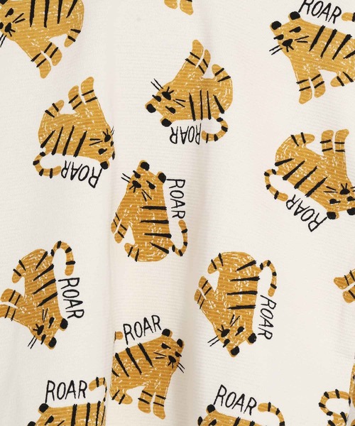 MAKE YOUR DAY（メイクユアデイ）の「3総柄リブ長袖Tシャツ■80～140cm（Tシャツ/カットソー・キッズ・ブラック/イエロー/チャコールグレー・110/140/130/80/120/100/90）」の16枚目の写真