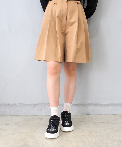 byあしながおじさん（バイアシナガオジサン）の「HANDSFREE｜厚底スニーカー　8490115（スニーカー・レディース・ベージュ/ブラック×ホワイト/ブラック×ピンク・22.5cm/23cm/23.5cm/24cm/24.5cm）」の10枚目の写真