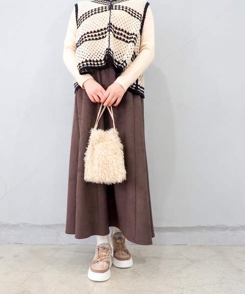 byあしながおじさん（バイアシナガオジサン）の「HANDSFREE｜厚底スニーカー　8490115（スニーカー・レディース・ベージュ/ブラック×ホワイト/ブラック×ピンク・22.5cm/23cm/23.5cm/24cm/24.5cm）」の21枚目の写真