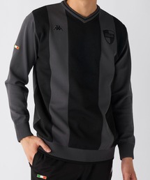 a 新品タグ付き Kappa イタリアチームモデル トップス Kappa（カッパ）の「Kappa / カッパ 別注 筆記体 ロゴ刺繍