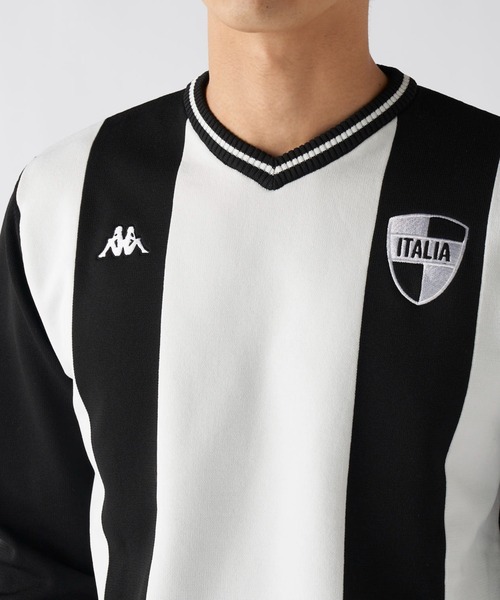 Kappa（カッパ）の「Vネックセーター（ニット/セーター・メンズ・ホワイト/ブラック・X-LARGE/LARGE/XX-LARGE）」の8枚目の写真