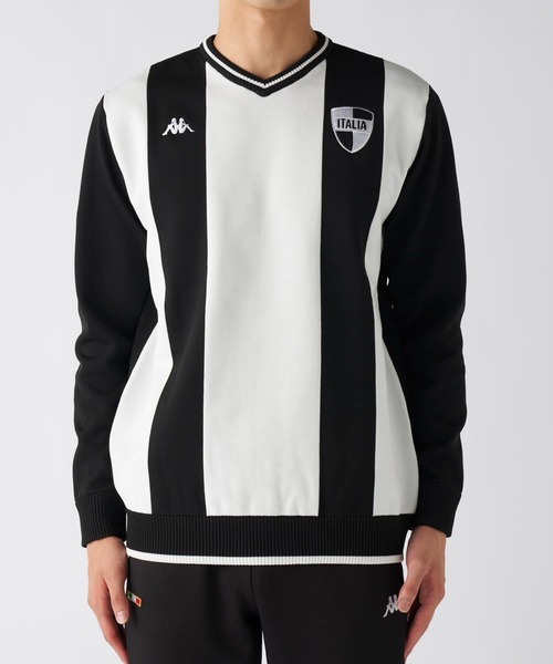 Kappa（カッパ）の「Vネックセーター（ニット/セーター・メンズ・ホワイト/ブラック・X-LARGE/LARGE/XX-LARGE）」の5枚目の写真