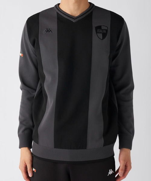 Kappa（カッパ）の「Vネックセーター（ニット/セーター・メンズ・ホワイト/ブラック・X-LARGE/LARGE/XX-LARGE）」の10枚目の写真