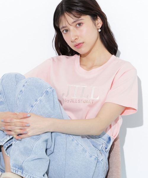 JILL by JILL STUART（ジルバイジルスチュアート）の「◇オーガニックコットン刺繍＆ホットフィットロゴTシャツ（Tシャツ/カットソー・レディース・ホワイト/ホワイト系その他/オレンジ/ブルー・FREE）」の17枚目の写真