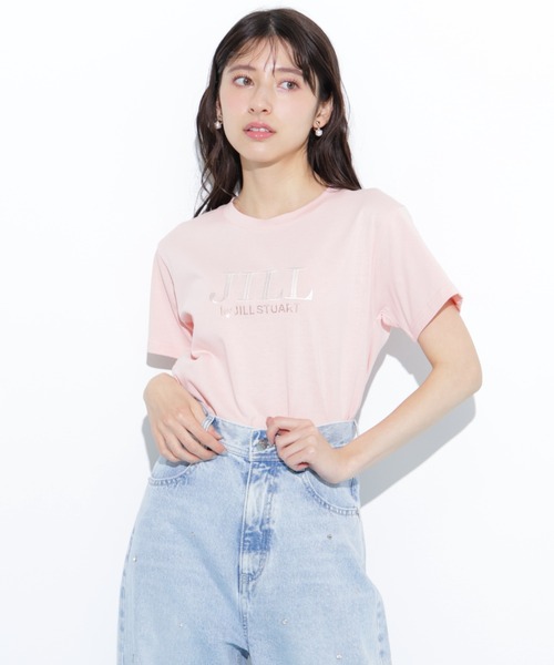 JILL by JILL STUART（ジルバイジルスチュアート）の「◇オーガニックコットン刺繍＆ホットフィットロゴTシャツ（Tシャツ/カットソー・レディース・ホワイト/ホワイト系その他/オレンジ/ブルー・FREE）」の15枚目の写真