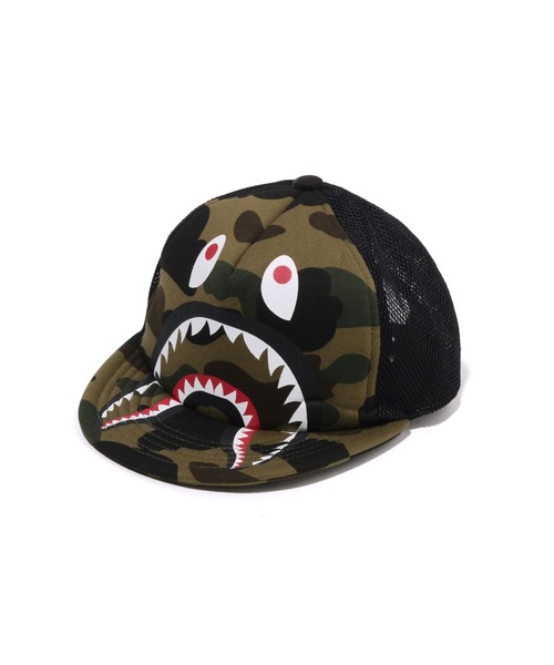 エイプA BATING APE 迷彩柄キャップ 未使用品 アベイシングエイプ A BATHING APE 1ST CAMO SHARK