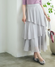 12Twelve Agenda | シャイニーシアーティアードスカート(スカート)