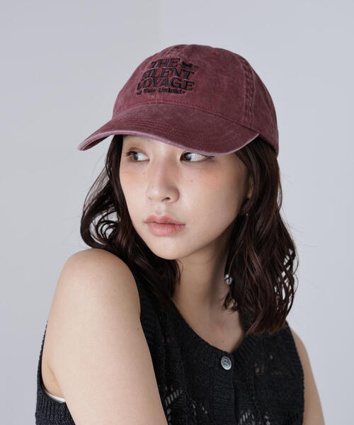 FREE'S MART（フリーズマート）の「ウォッシュドロゴキャップ（キャップ・レディース・グレー/レッド・ﾌﾘ-）」の12枚目の写真