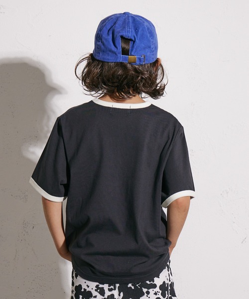 PEOPLESTYLE◆人気ストリートファッション Tシャツ 送料無料 2色 2color ユニセックス Tシャツ 半袖 イラスト 英字 クルーネック