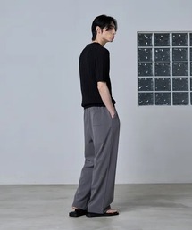 Vini（ヴィニ）の「【Vini】ワイドバンディングスラックス（スラックス）」