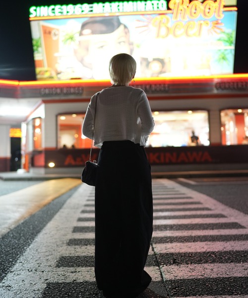 ZOZOMARKET（ゾゾマーケット）の「ZOZOMARKET by aoi - インボックスタックバギーデニム（デニムパンツ・レディース・ダークブラック・マルチサイズ）」の12枚目の写真