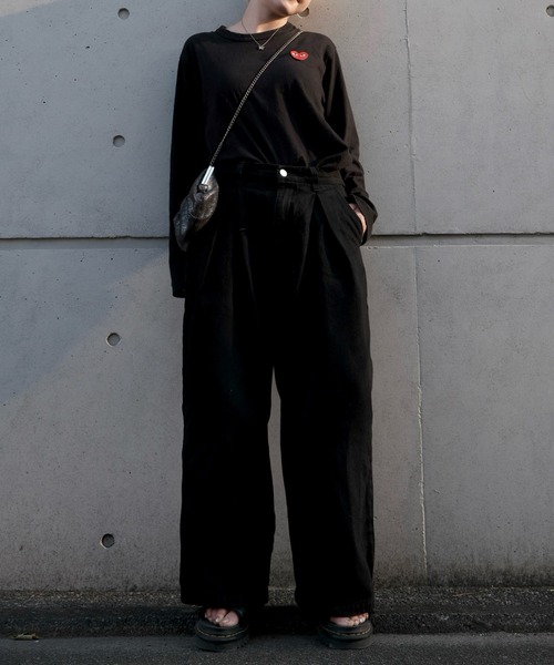 ZOZOMARKET（ゾゾマーケット）の「ZOZOMARKET by aoi - インボックスタックバギーデニム（デニムパンツ・レディース・ダークブラック・マルチサイズ）」の15枚目の写真